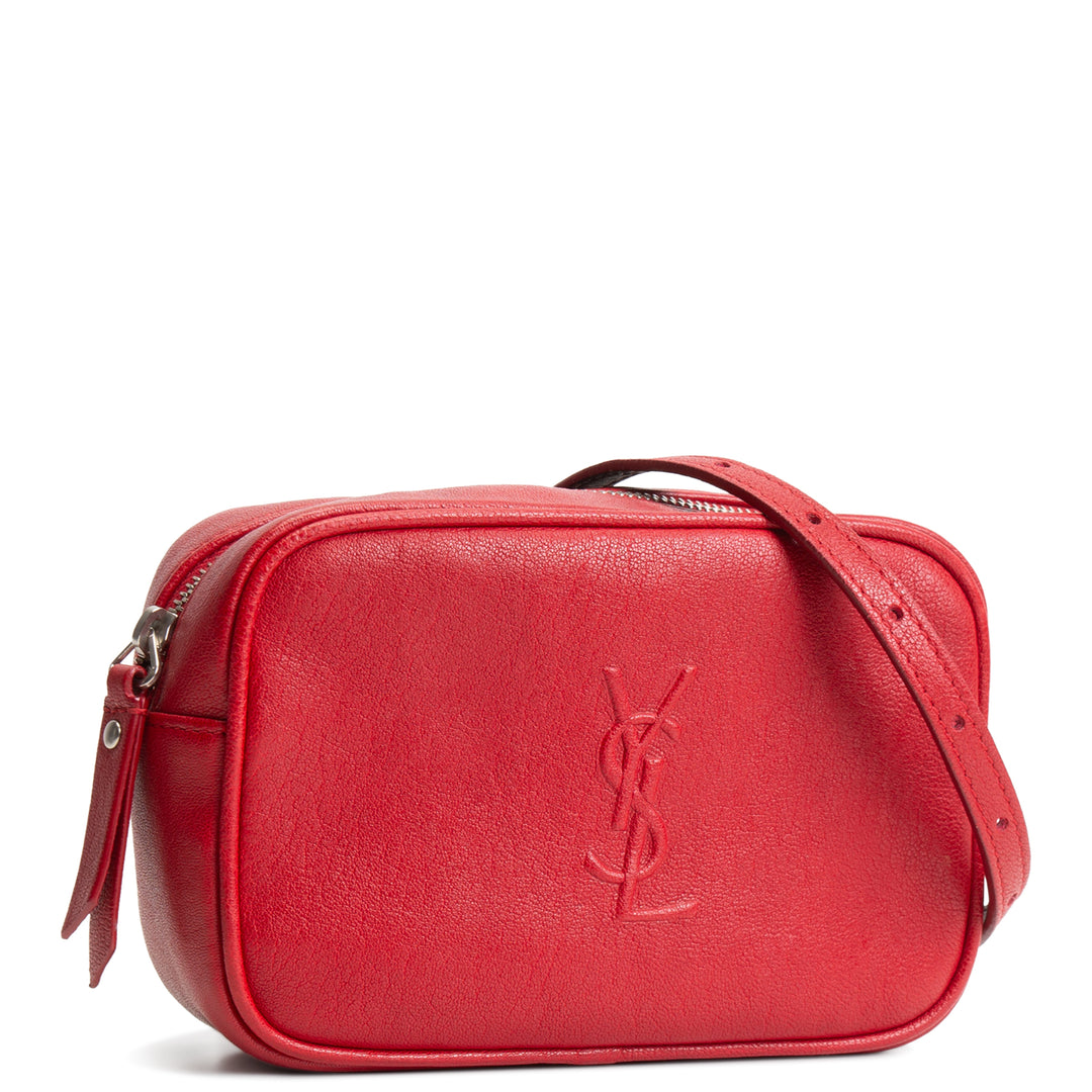 SAINT LAURENT Leather Tassel Leather Belt Bag