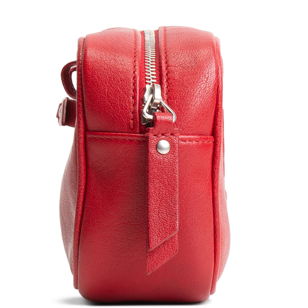 SAINT LAURENT Leather Tassel Leather Belt Bag