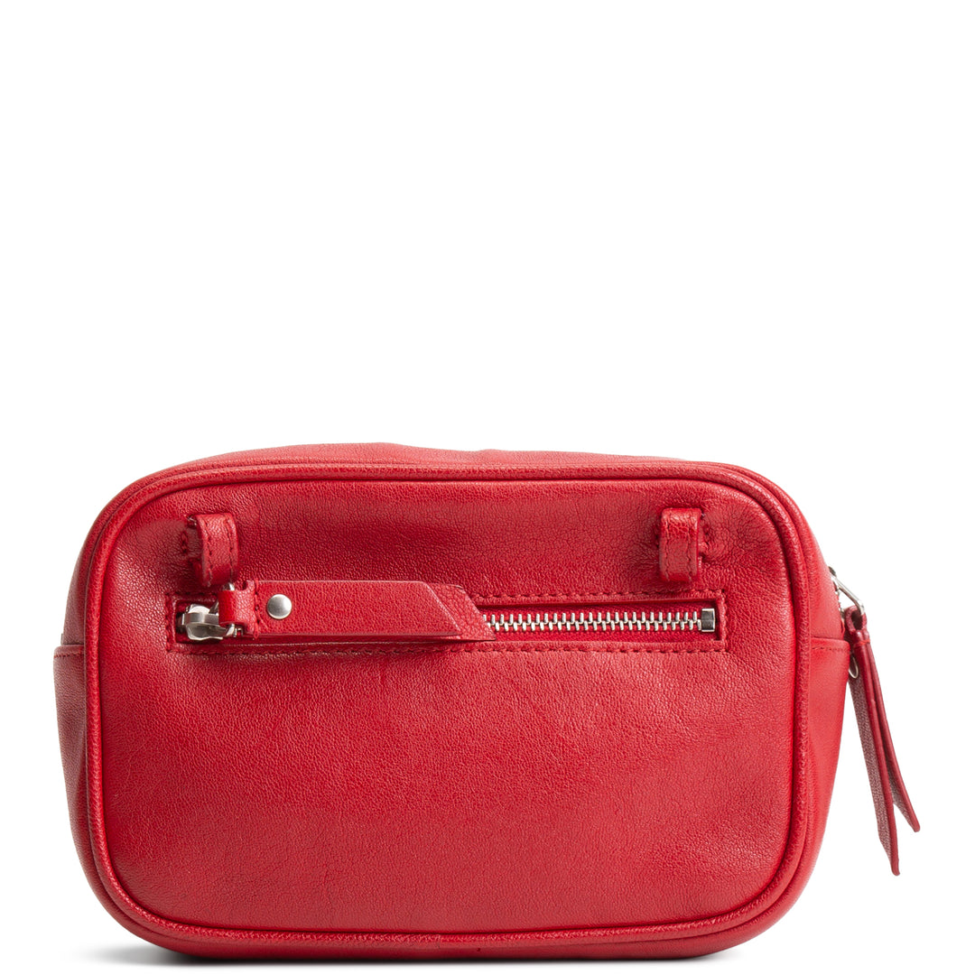 SAINT LAURENT Leather Tassel Leather Belt Bag