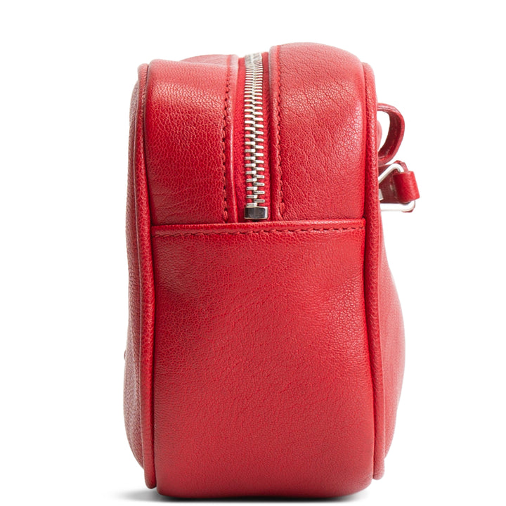 SAINT LAURENT Leather Tassel Leather Belt Bag