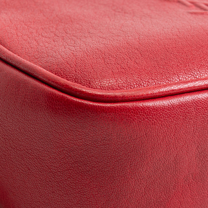 SAINT LAURENT Leather Tassel Leather Belt Bag