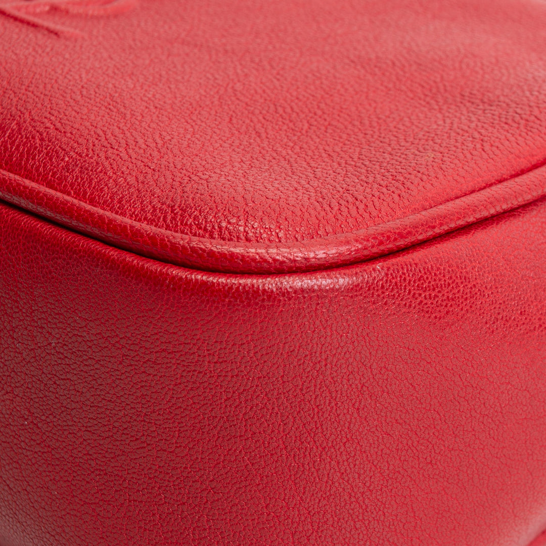 SAINT LAURENT Leather Tassel Leather Belt Bag