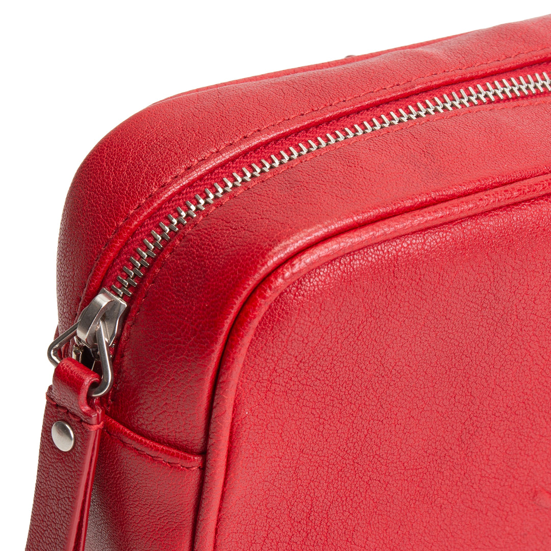 SAINT LAURENT Leather Tassel Leather Belt Bag