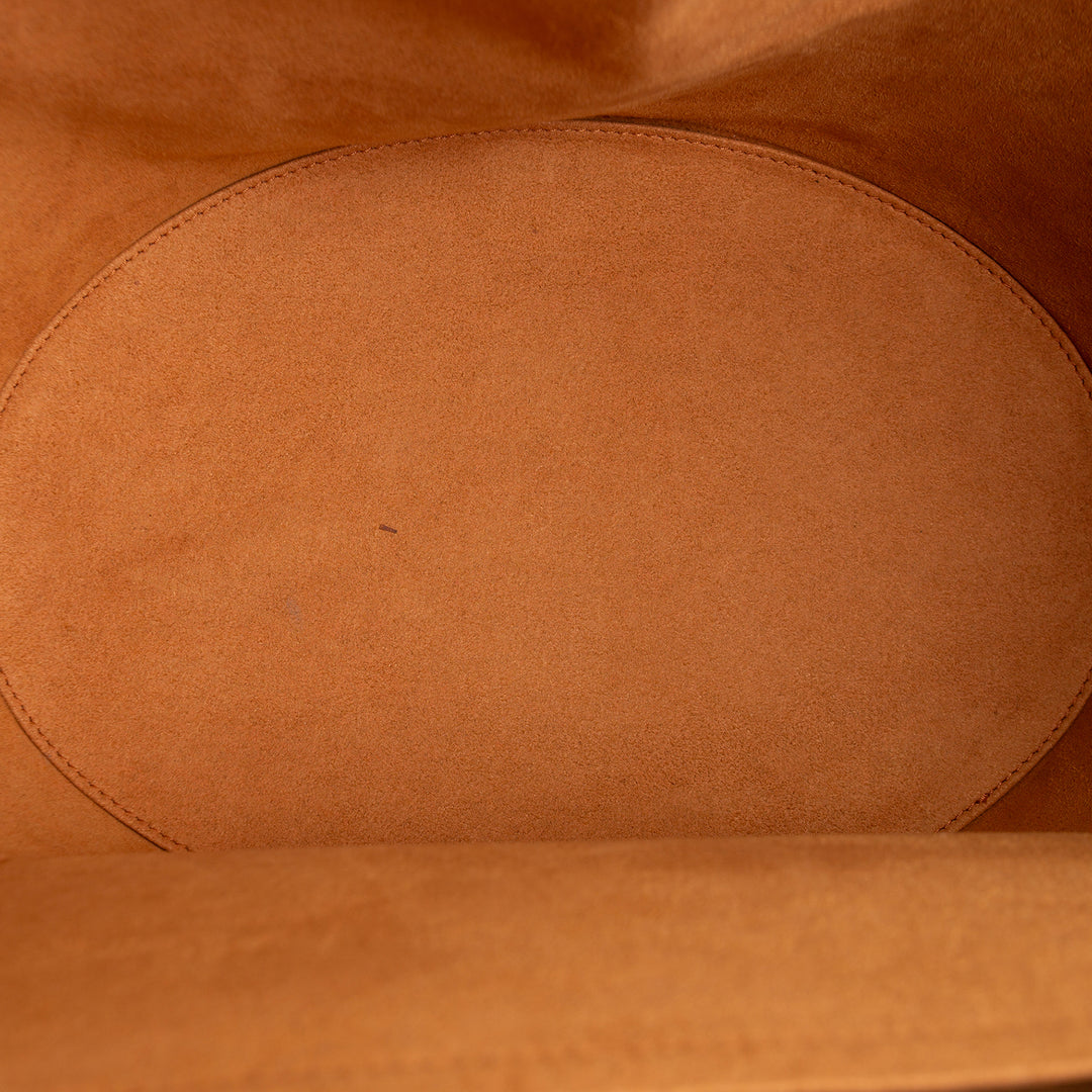 MCM Leather Himmel Large Tote - Cognac