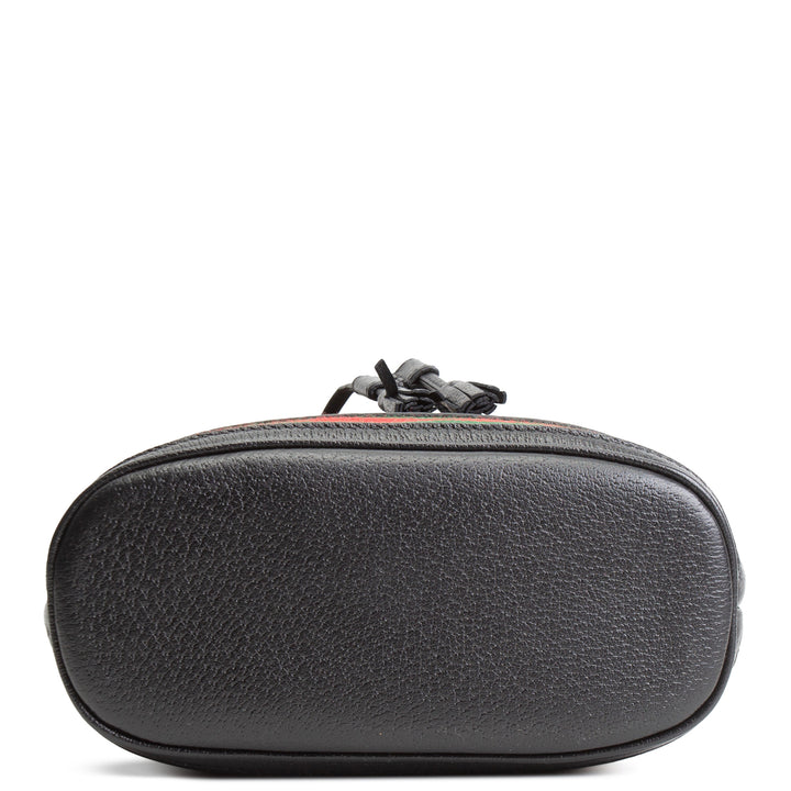 GUCCI Small Ophidia Web Bucket Bag - Black