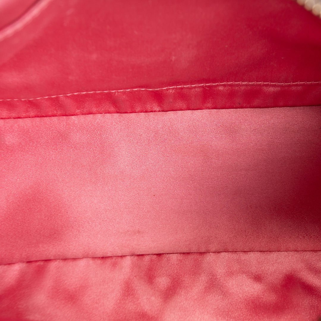 GUCCI Denim Pearly GG Marmont Camera Bag