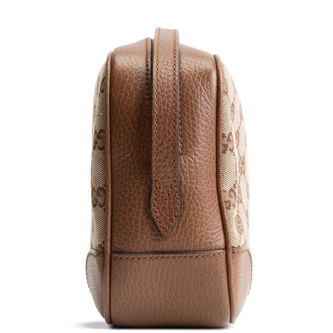 GUCCI GG Canvas Bree Crossbody - Brown