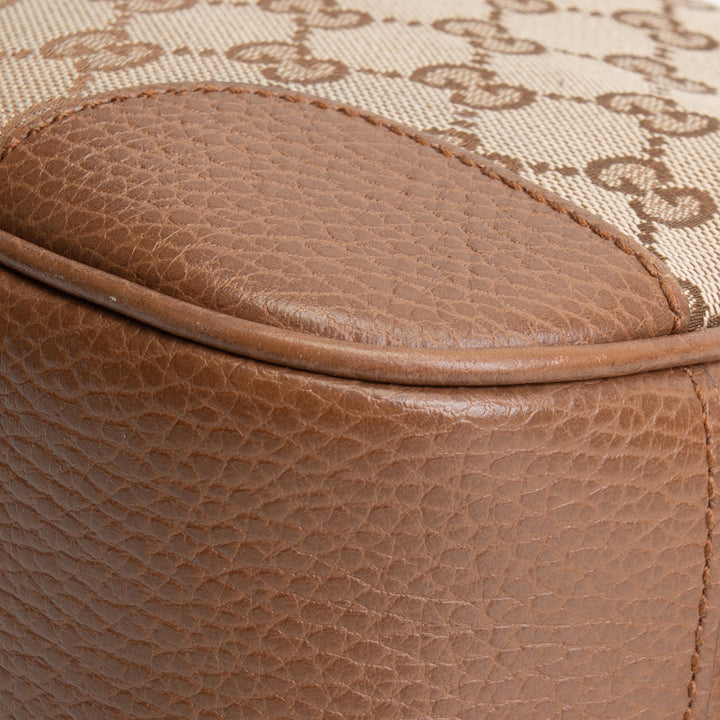 GUCCI GG Canvas Bree Crossbody - Brown