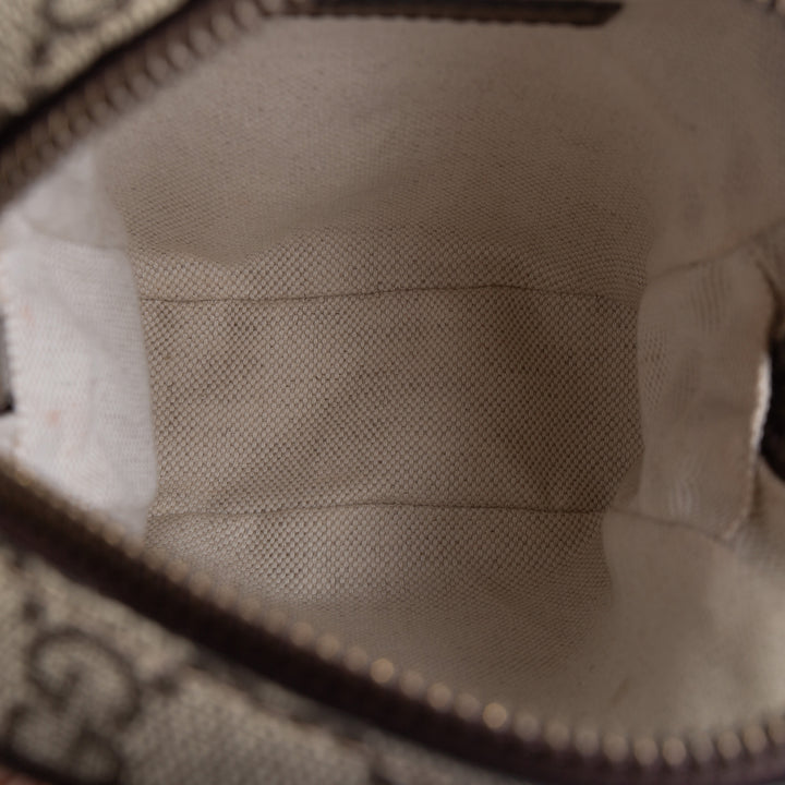 GUCCI Ophidia Double Zip Mini Messenger - Beige & Ebony