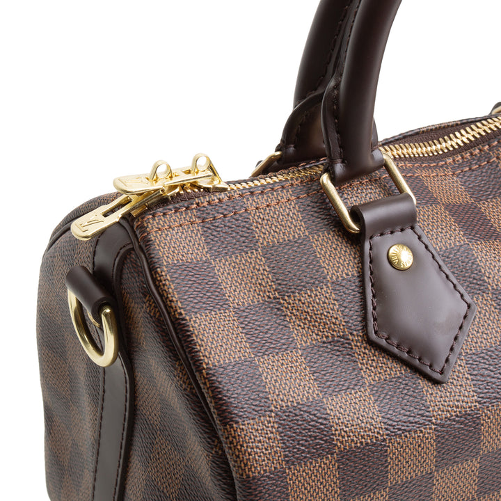 LOUIS VUITTON Damier Ebene Speedy Bandouliere 25