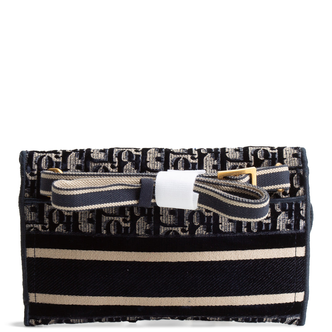 DIOR Oblique Slim Saddle Pouch Belt Bag Oblique Canvas