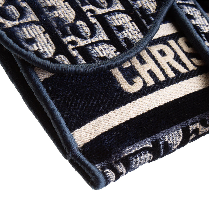 DIOR Oblique Slim Saddle Pouch Belt Bag Oblique Canvas