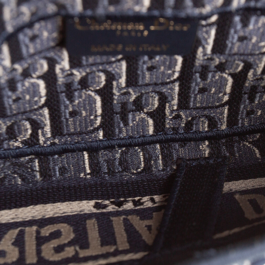 DIOR Oblique Slim Saddle Pouch Belt Bag Oblique Canvas