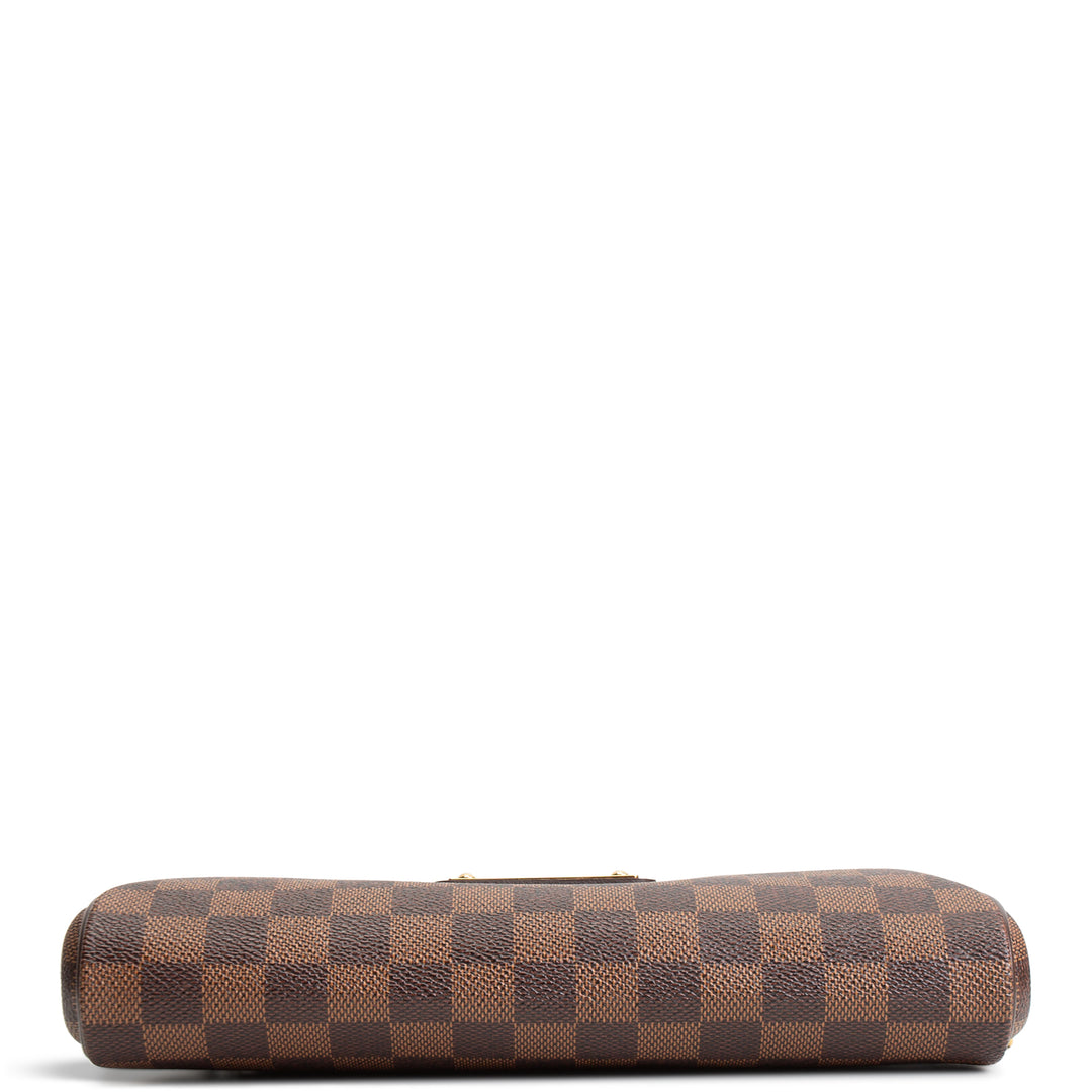 LOUIS VUITTON Damier Ebene Eva Clutch Pochette