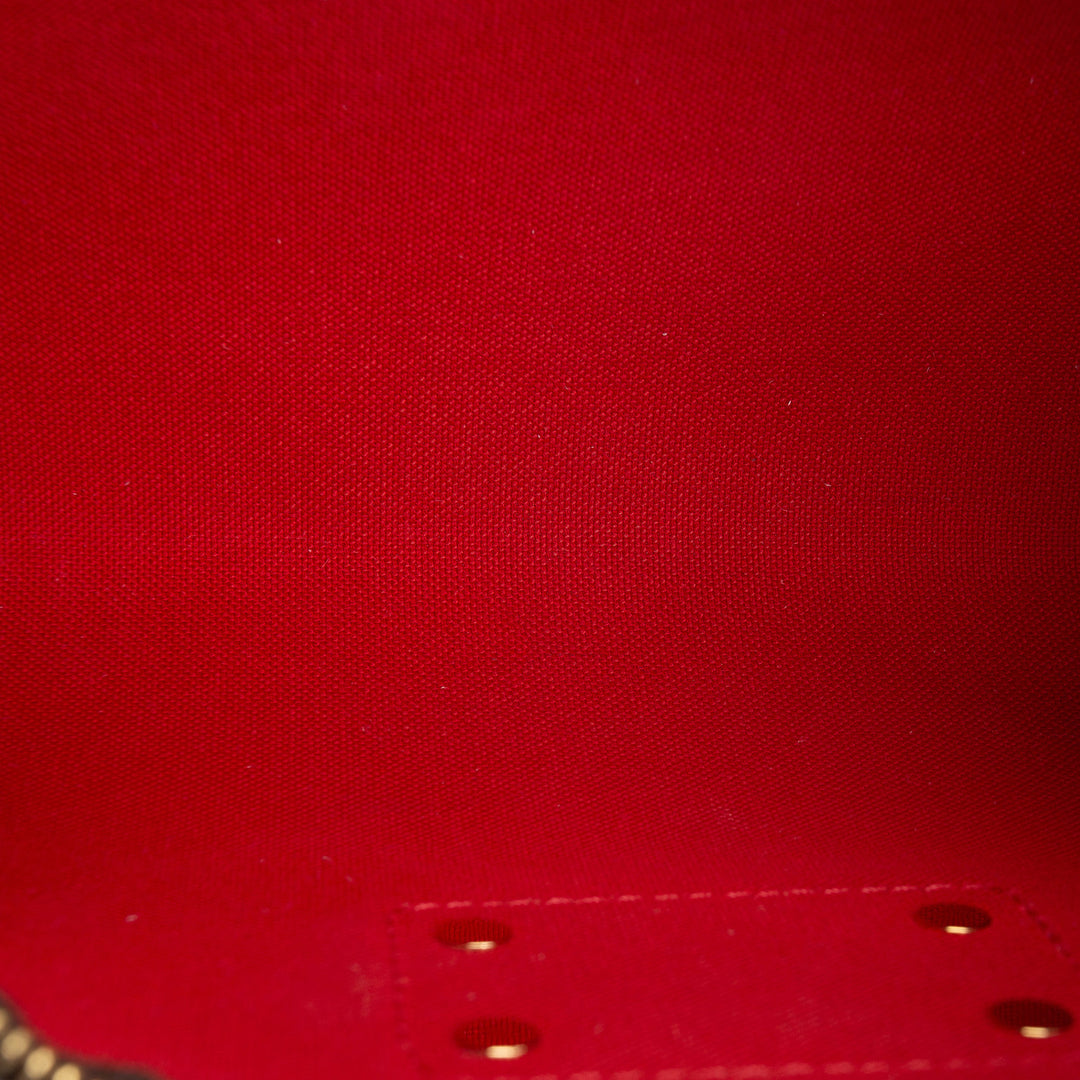 LOUIS VUITTON Damier Ebene Eva Clutch Pochette