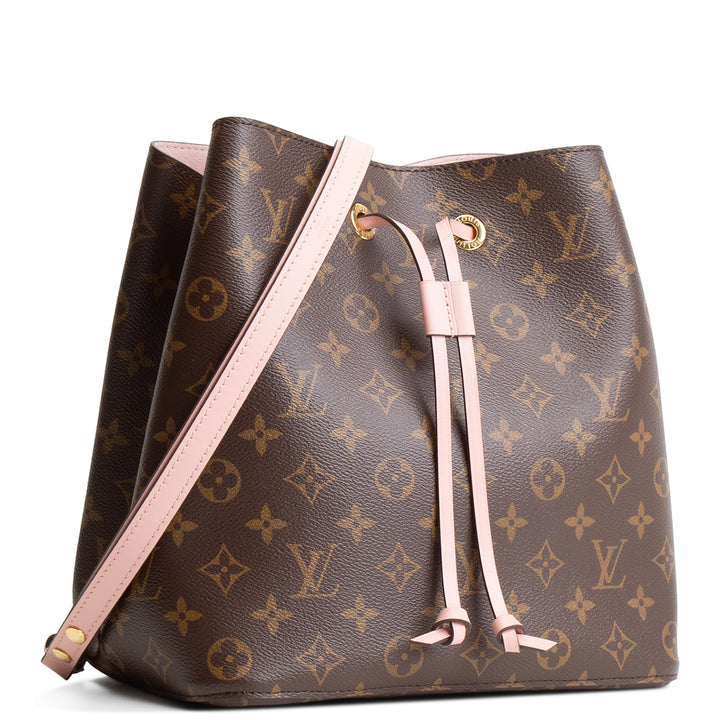 LOUIS VUITTON Monogram Neonoe MM - Rose Poudre (Pink)