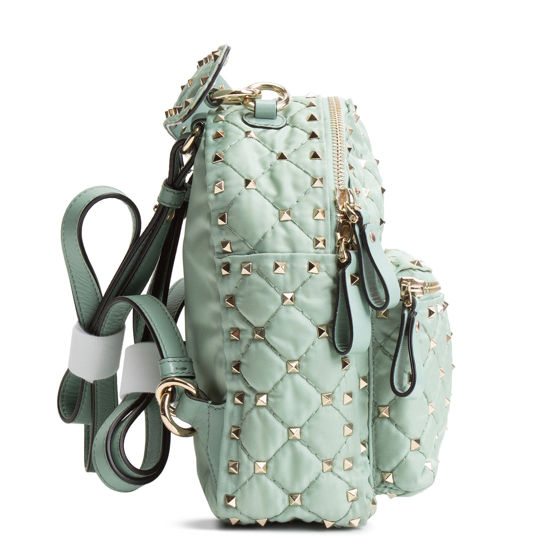 VALENTINO Small Rockstud Nylon Backpack