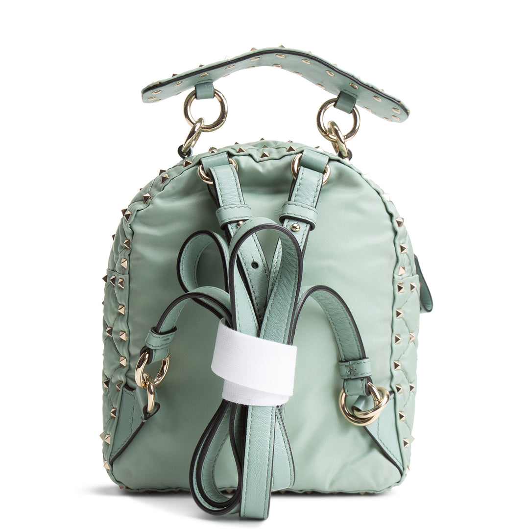 VALENTINO Small Rockstud Nylon Backpack