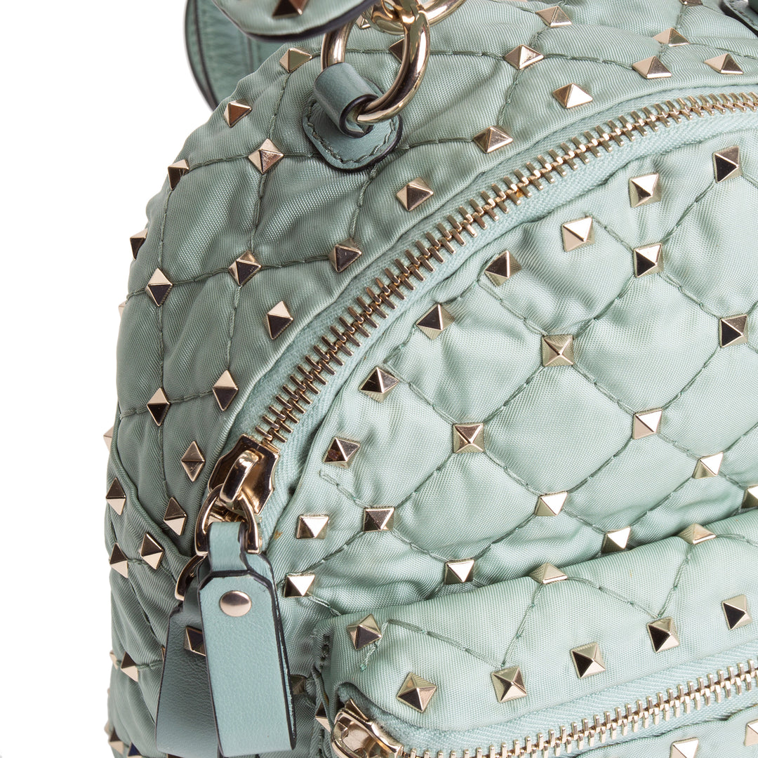 VALENTINO Small Rockstud Nylon Backpack