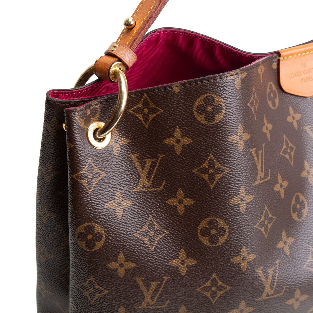 LOUIS VUITTON Graceful MM Monogram OUTLET FINAL SALE