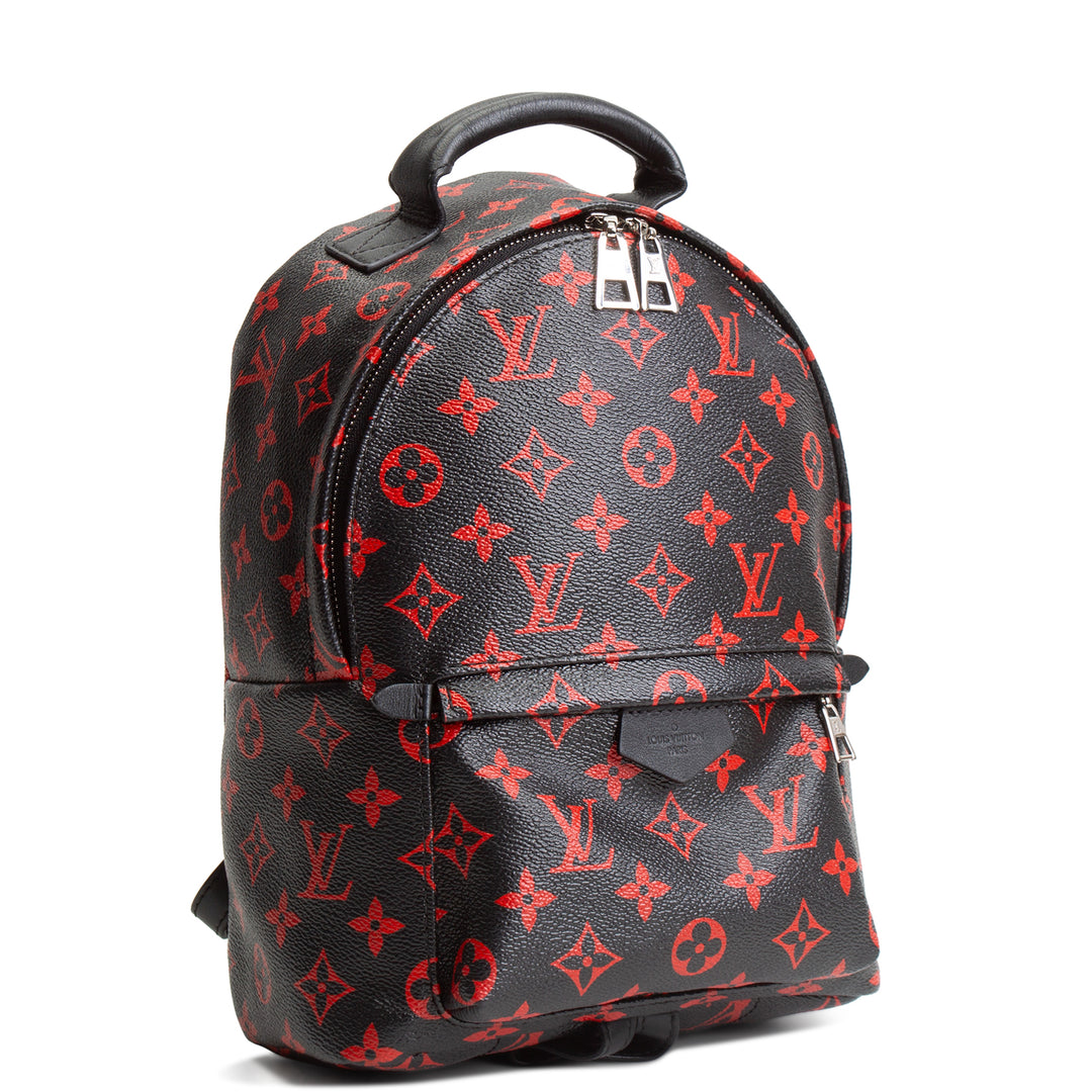 LOUIS VUITTON Infarouge Monogram Palm Spring PM Backpack - Black/Red