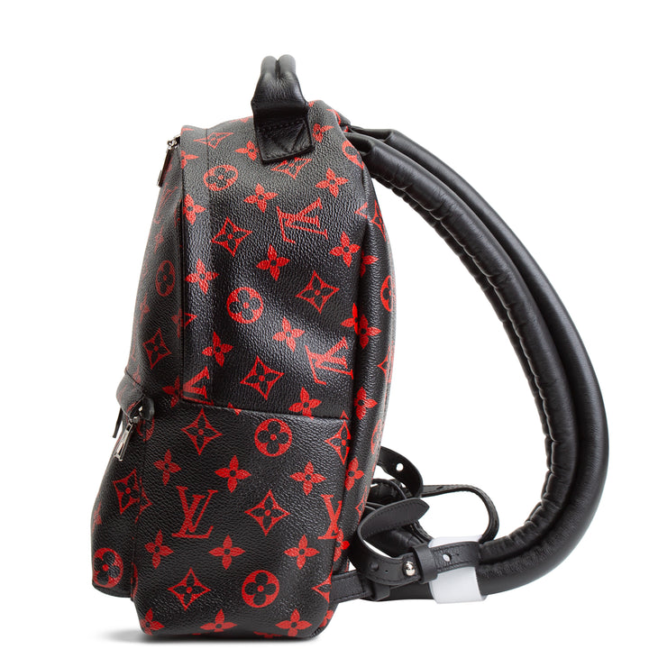 LOUIS VUITTON Infarouge Monogram Palm Spring PM Backpack - Black/Red