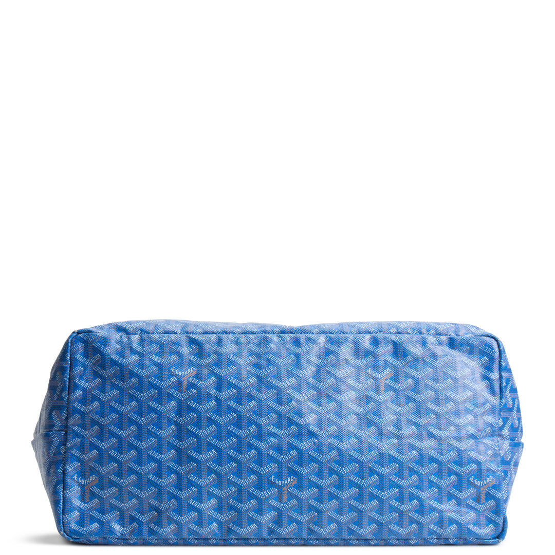 GOYARD Goyardine Saint Louis GM Tote w/ Pouch - Blue OUTLET FINAL SALE