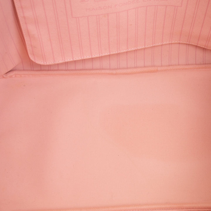 LOUIS VUITTON Damier Azur Neverfull GM w/ Pouch