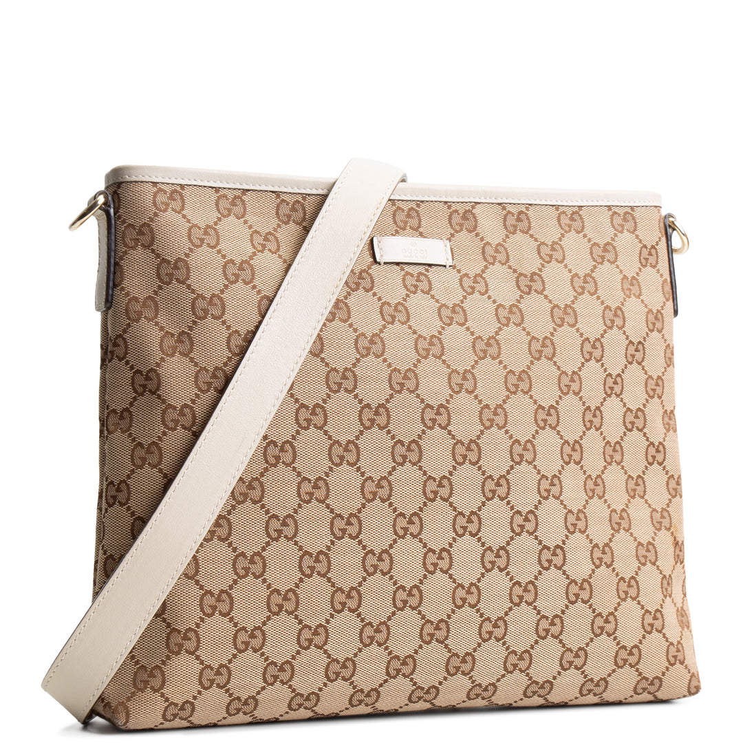 GUCCI GG Canvas Flat Messenger