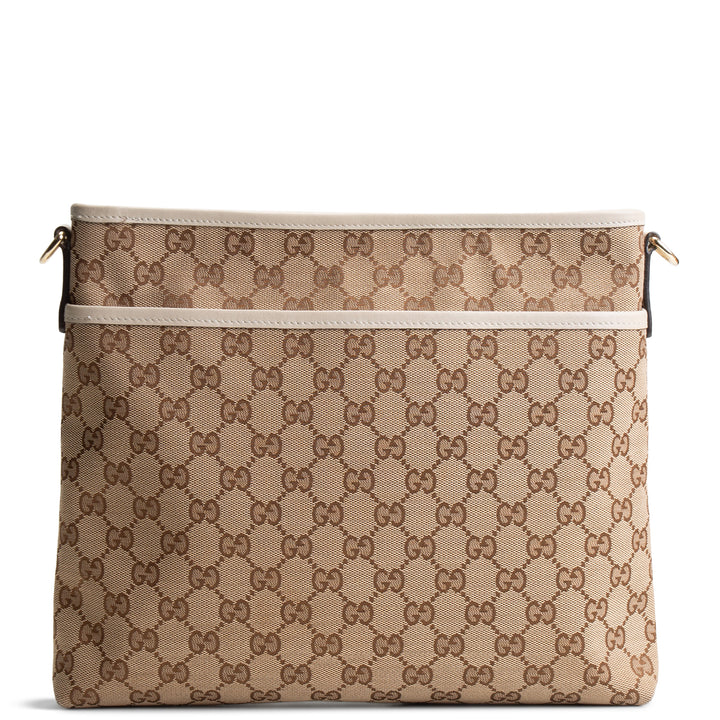 GUCCI GG Canvas Flat Messenger