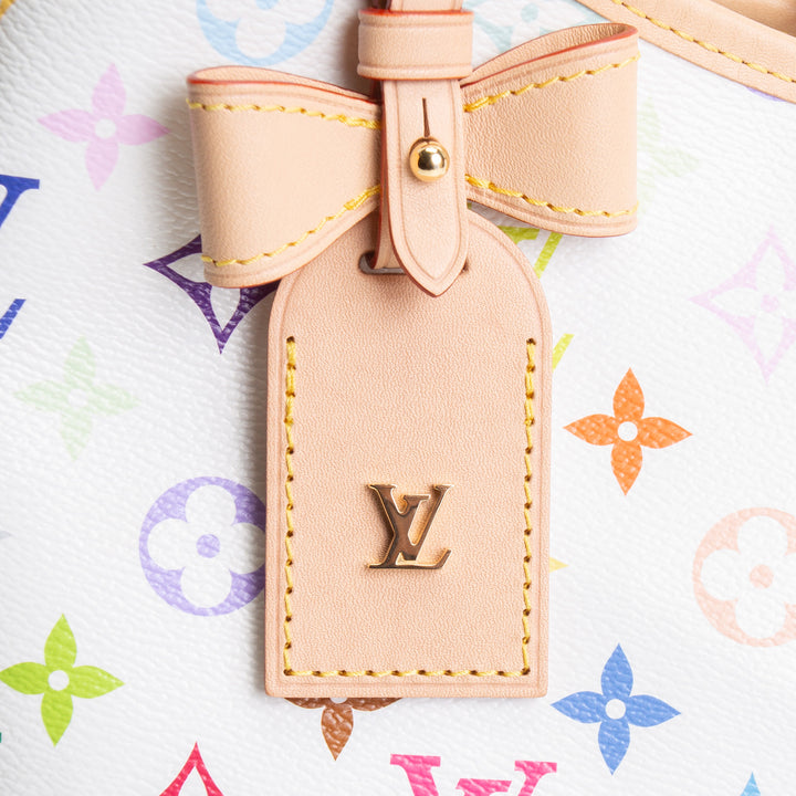 LOUIS VUITTON X Takashi Murakami Multicolor Monogram Carryall PM - White