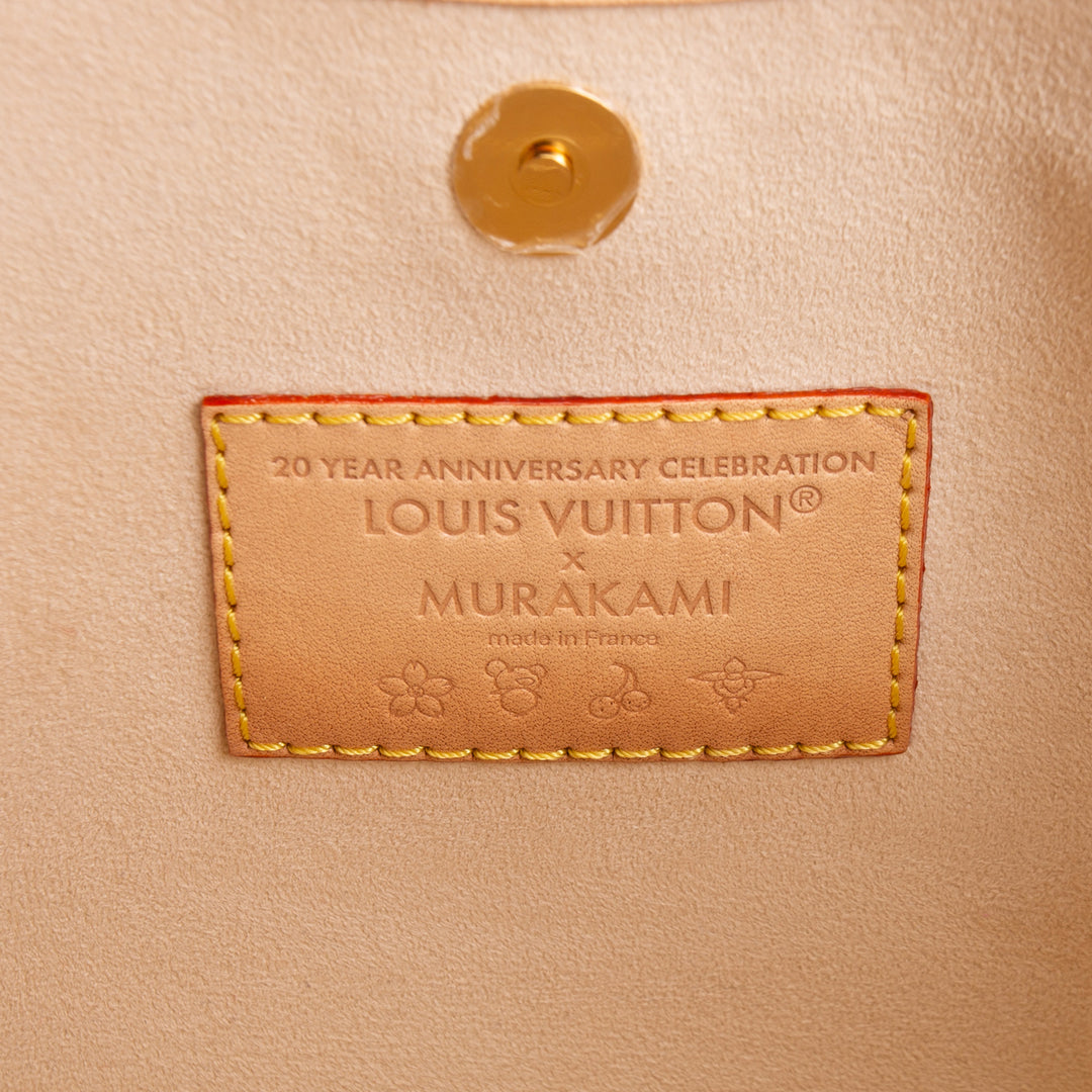 LOUIS VUITTON X Takashi Murakami Multicolor Monogram Carryall PM - White