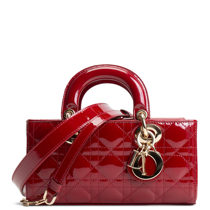 DIOR Cannage D-Joy Small - Patent Leather