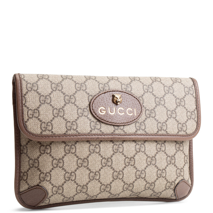 GUCCI Neo Vintage Web Belt Bag Brown