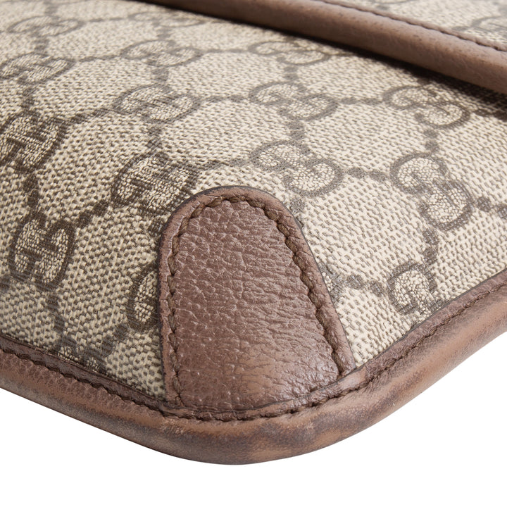 GUCCI Neo Vintage Web Belt Bag Brown