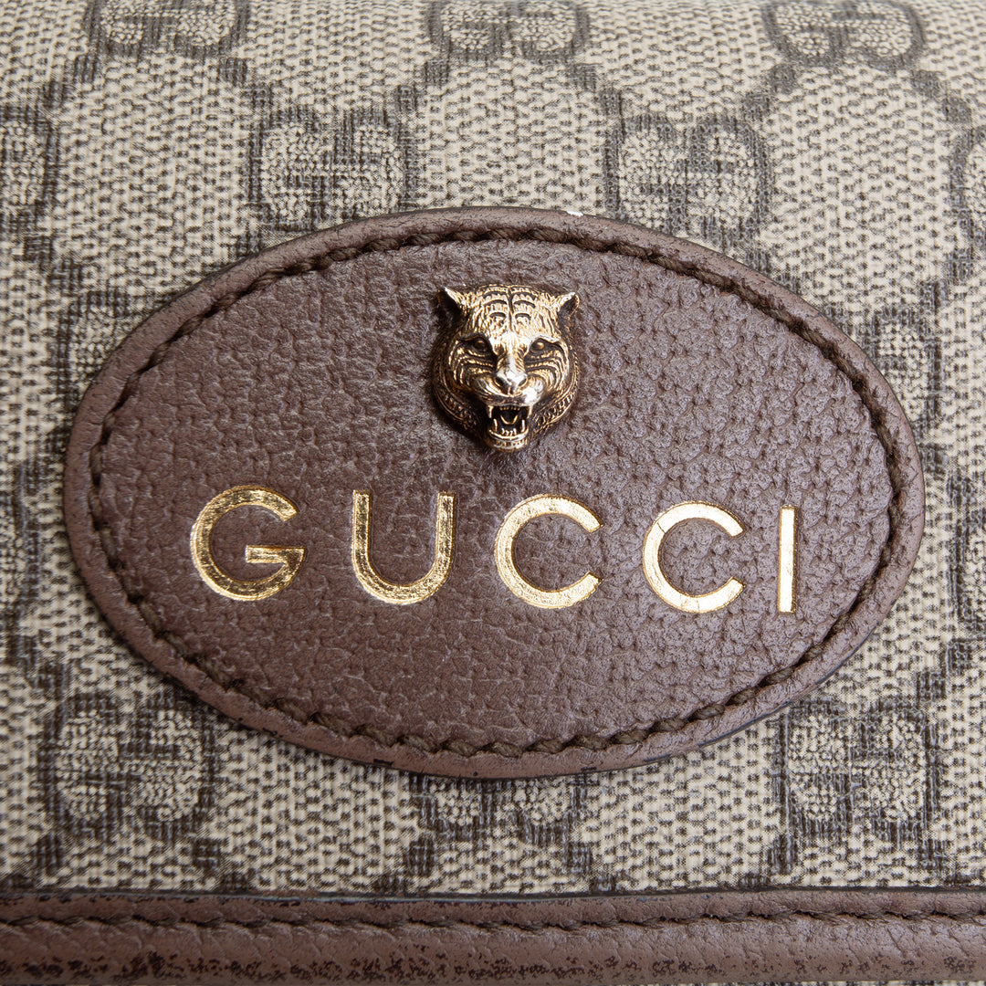 GUCCI Neo Vintage Web Belt Bag Brown