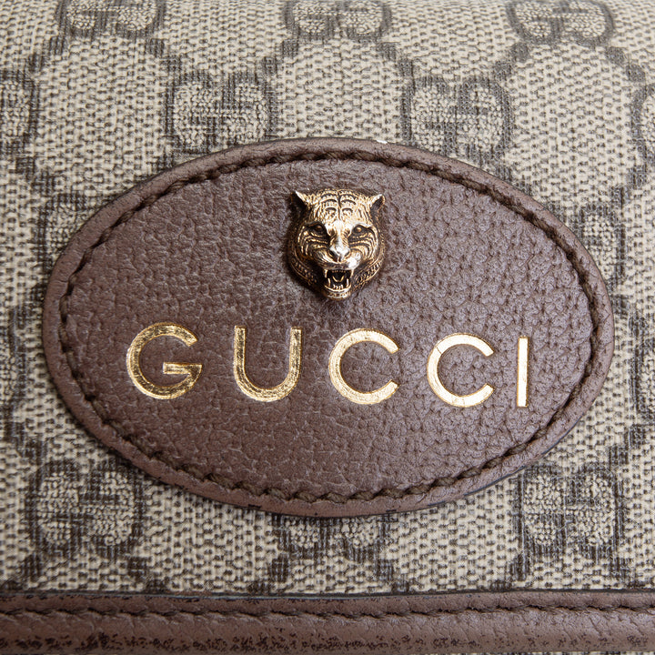 GUCCI Neo Vintage Web Belt Bag Brown