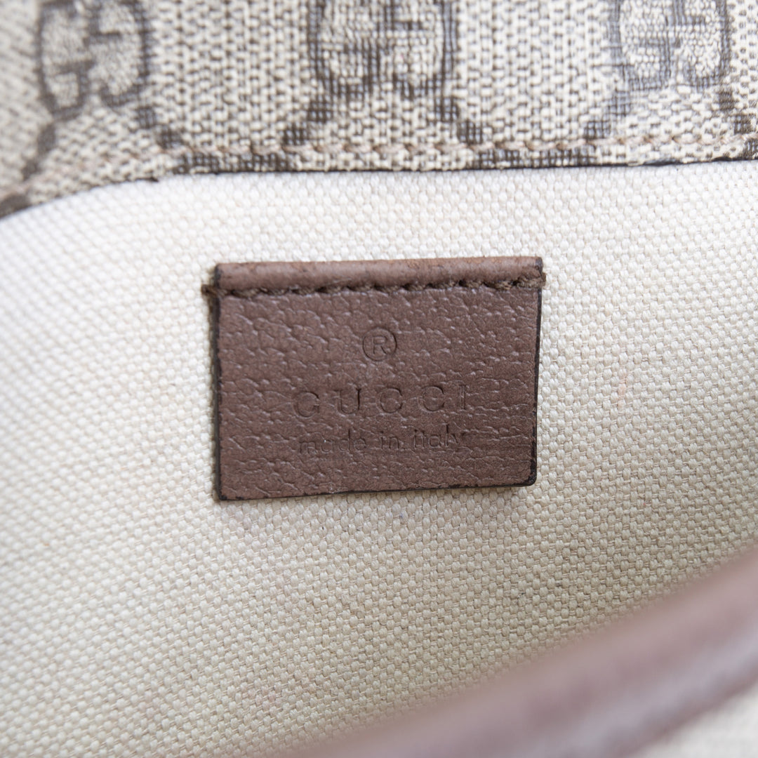 GUCCI Neo Vintage Web Belt Bag Brown