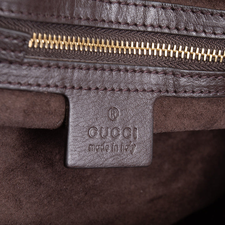 GUCCI Pelham Hobo - Fur w/ Patent Leather