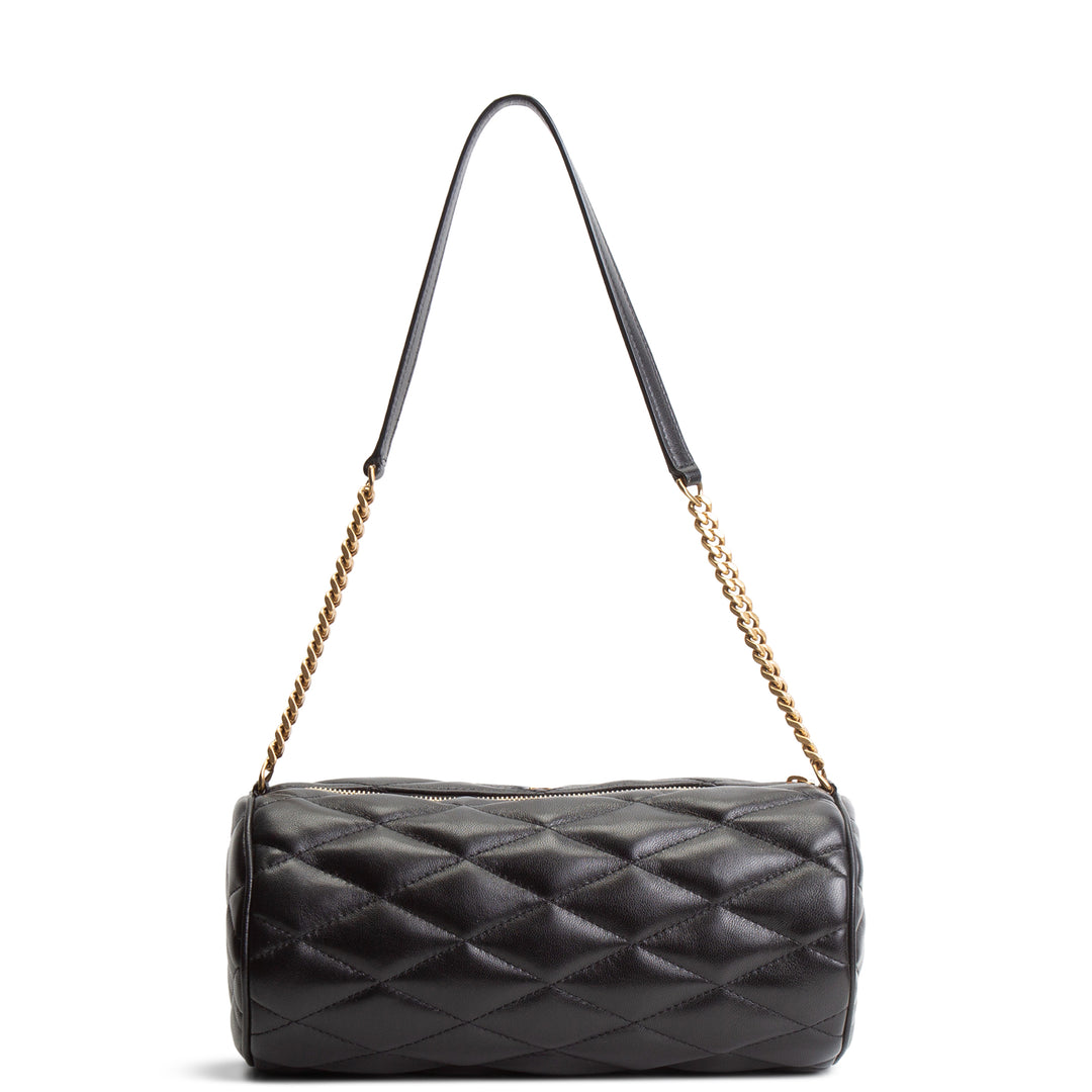 SAINT LAURENT Medium Sade Tube Bag - Black