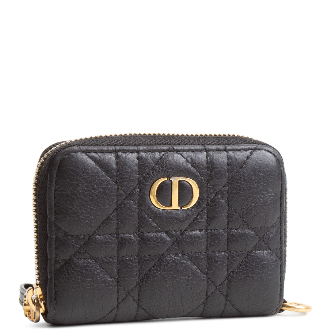 DIOR Cannage Leather Small Wallet