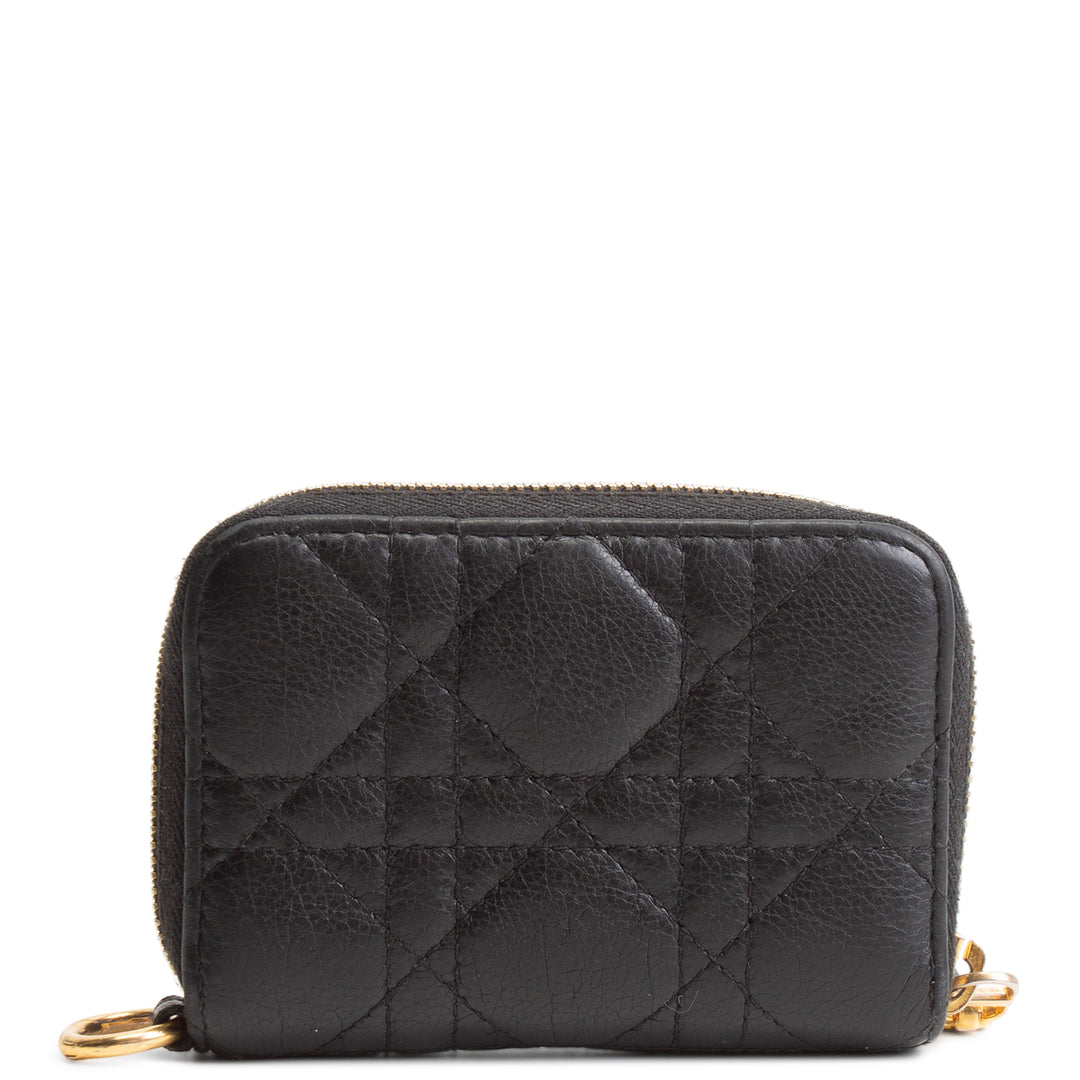 DIOR Cannage Leather Small Wallet