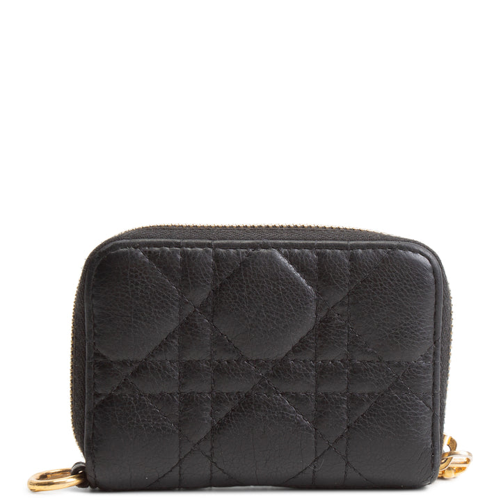 DIOR Cannage Leather Small Wallet