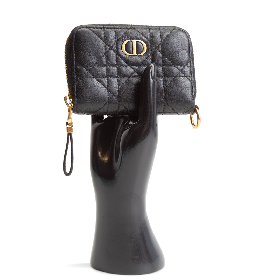 DIOR Cannage Leather Small Wallet