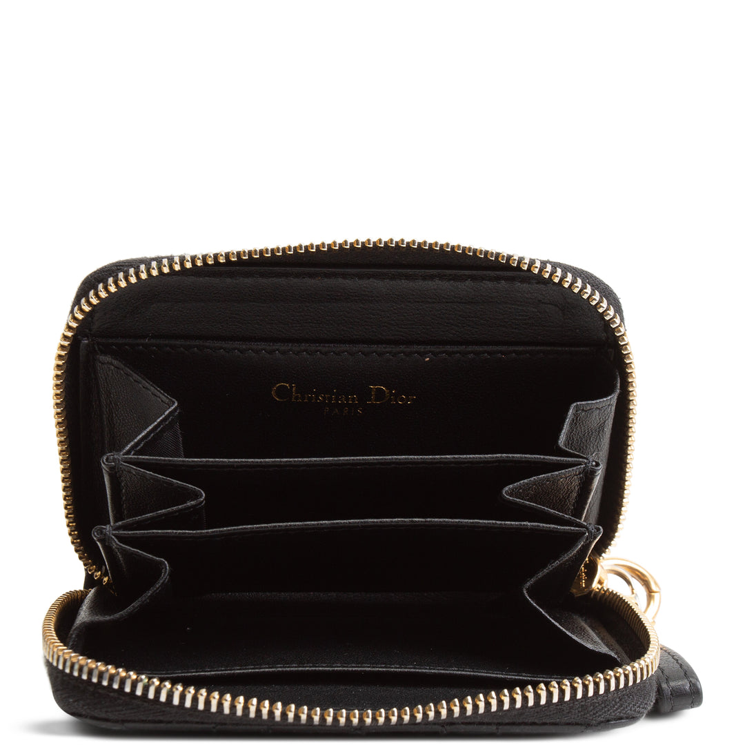DIOR Cannage Leather Small Wallet