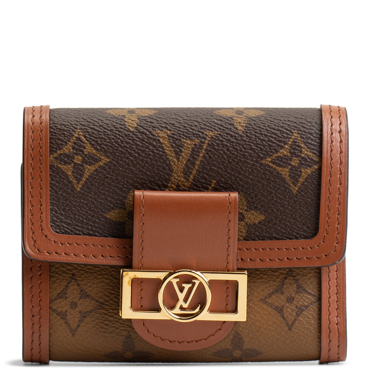 LOUIS VUITTON Reverse Monogram Dauphine Compact Wallet