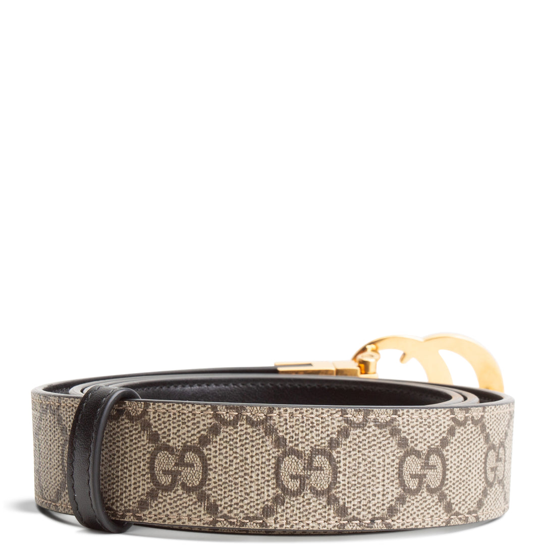 GUCCI Marmont Reversible GG Supreme Belt