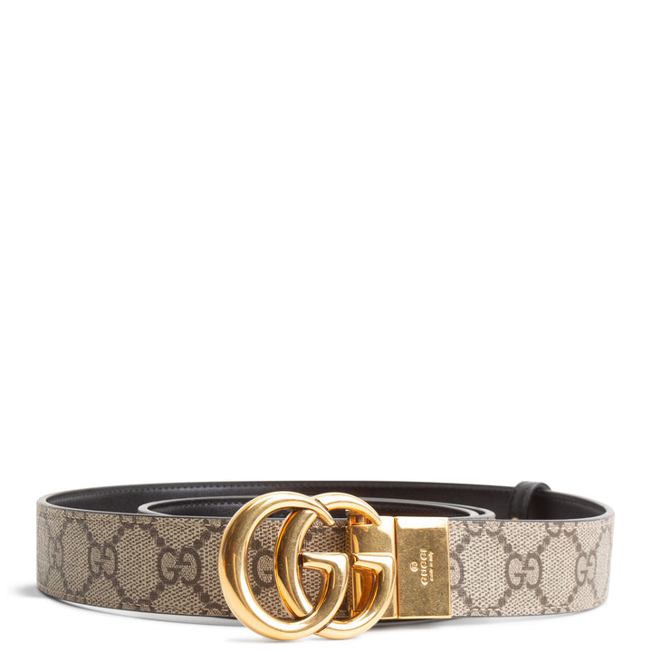 GUCCI Marmont Reversible GG Supreme Belt
