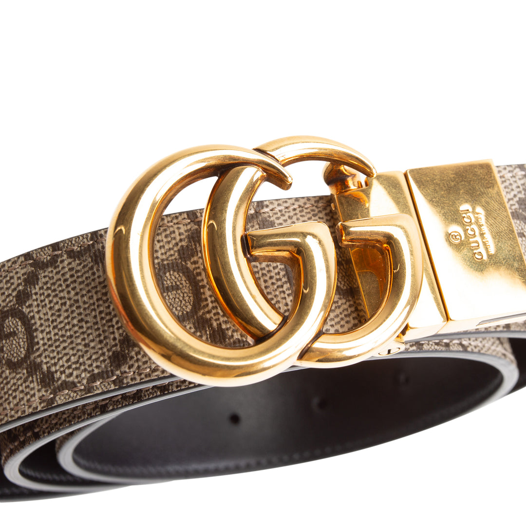 GUCCI Marmont Reversible GG Supreme Belt