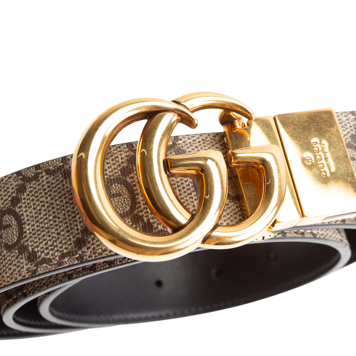 GUCCI Marmont Reversible GG Supreme Belt